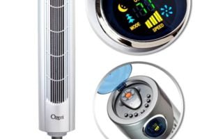 Ozeri Ultra 42 inch Wind tower Fan - Noise Reduction and Adjustable Oscillating